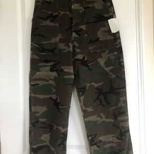 Topshop camouflage pants